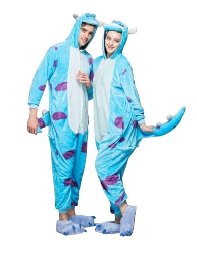 Emmarcon Unisex-Tierpyjama für Erwachsene und Kinder, Winter-Einteiler-Pyjama aus Flanell, weich und warm, ideal für Halloween, Karneval und Weihnachten. Sul/XL Emmarcon Unisex-Tierpyjama für Erwachsene und Kinder, Winter-Einteiler-Pyjama aus Flanell, weich und warm, ideal für Halloween, Karneval und Weihnachten. Sul/XL von emmarcon