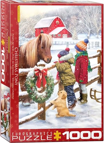 Simon Treadwell - Weihnachtspony - 1000 Teile Puzzle - Format 68x48 cm Simon Treadwell - Weihnachtspony - 1000 Teile Puzzle - Format 68x48 cm von empireposter