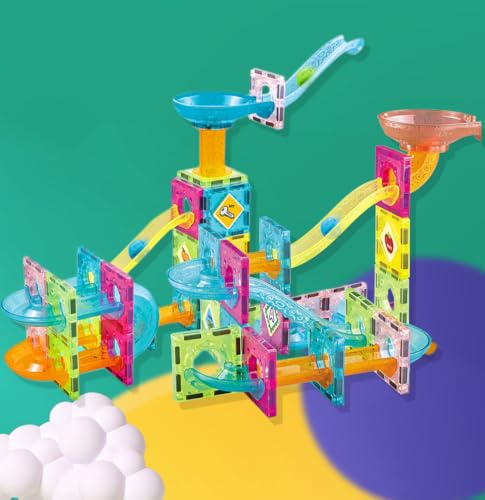 eners Magnetische Bausteine Magnete Kinderspielzeug Magnetische Fliesen Bausteine STEM Montessori Magnet Spielzeug Geschenk für 3+ Jahre alte Jungen Mädchen von eners