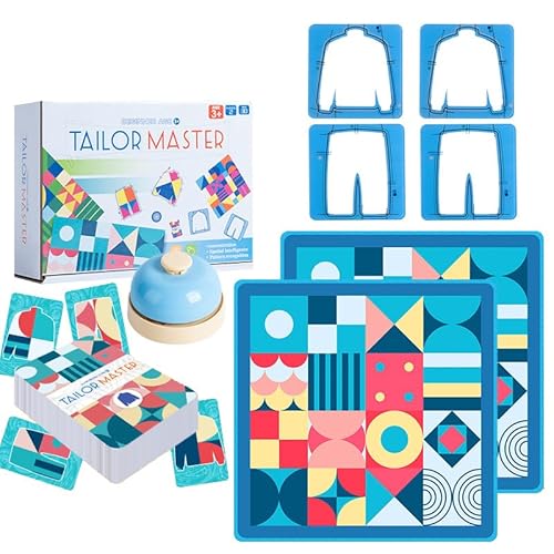 Tailor Master Game,Tailor Master Matching-Spiel,Tailor Master Brettspiel,Tailor Master-Spiel,schneidermeister Matching Spiel,Denk & Konzentrationstraining-Standard Edition von enseak