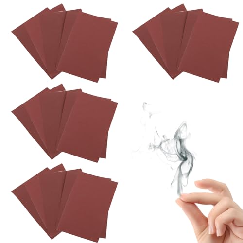 enseak 40Pcs Hells Magic Article Paper,Meinen Mystic Smoke,Finger Rauch,Magic Finger Smoke,Funny Magic Card Magic Trick to Make Smoke with Your Fingers Performance Props 10 * 7cm-40pcs von enseak