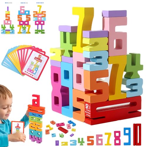 digital building blocks,holz zahlenblock,stapelzahlenspielzeug,montessori zahlenbausteine,holz zahlenblock spielzeug set,montessori-inspired wooden number building,educational tool number blocks von enseak