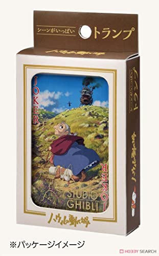 ENSKY - Howl's Moving Castle - Howl's Moving Castle Filmszene Spielkarten, Spielkarten - Offizielles Studio Ghibli Merchandise von ENSKY