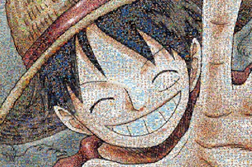 ensky One Piece Mosaic Art 1000 Stück Jigsaw Puzzle (Luffy) (50 x 75 cm) von ENSKY