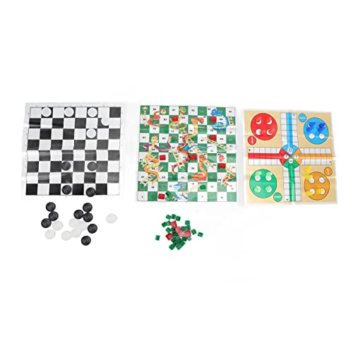 4 In 1 Brettspielset, klare Muster Faltbare tragbare Internationale Checkers Flying Chess Kit Multifunktionales Spiel Wege Spiel für Kinderfamilienunterhaltung 4 In 1 Brettspielset, klare Muster Faltbare tragbare Internationale Checkers Flying Chess Kit Multifunktionales Spiel Wege Spiel für Kinderfamilienunterhaltung von equlup