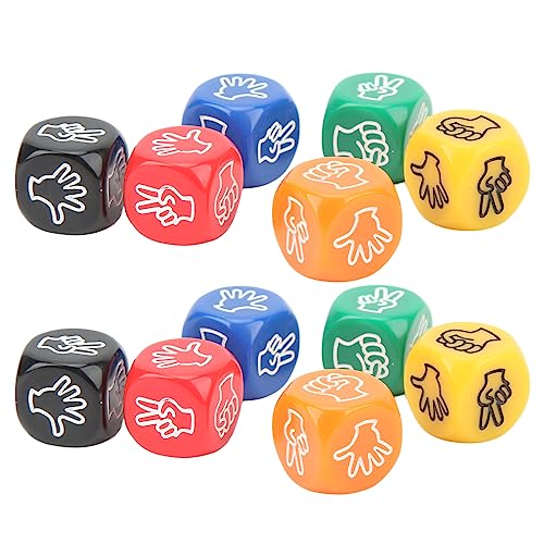 6 -seitige Spielwürfler, 12pcs Finger Raten Sie Würfel 6 Farben Rock Paper Scissors 20mm 0,8 Zoll Mini Tischspiele für Erwachsene Kinderfamilienfamilie 6 -seitige Spielwürfler, 12pcs Finger Raten Sie Würfel 6 Farben Rock Paper Scissors 20mm 0,8 Zoll Mini Tischspiele für Erwachsene Kinderfamilienfamilie von equlup