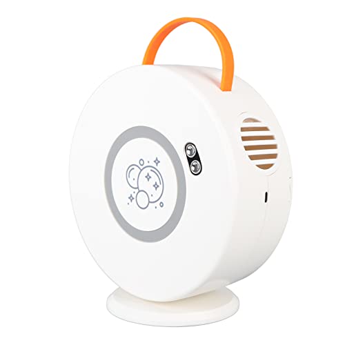 Bubble Machine, automatische 360 ​​° Rotation USB wiederaufladbare automatische Blasengebläse im Freien mit Typ C Kabel für KindergeburtstagsfeierGeschenk (Weiß) von equlup