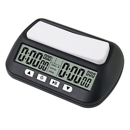 Chess Timer, Multifunction Digital Clock with Audible Alarm Function for Chinese and International Chess Board Games, YS 902 English Version Chess Timer, Multifunction Digital Clock with Audible Alarm Function for Chinese and International Chess Board Games, YS 902 English Version von equlup