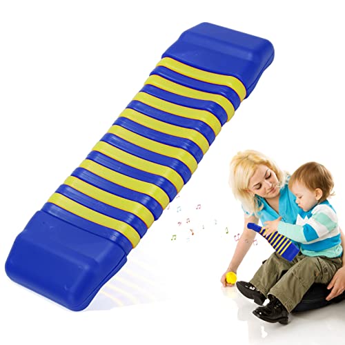 Musik Instrumente für Kinder, Zahnholz Typ Sounder Percussion Orff Musik Instrument Castanets Clapper für Kinder Kleinkinder Früher ziehung (Blue) von equlup