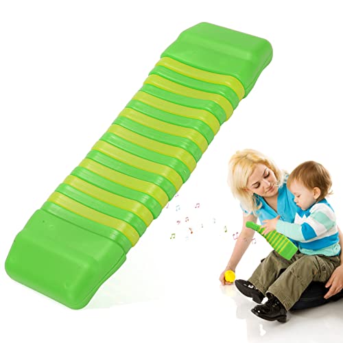 Musik Instrumente für Kinder, Zahnholz Typ Sounder Percussion Orff Musik Instrument Castanets Clapper für Kinder Kleinkinder Früher ziehung (Green) von equlup