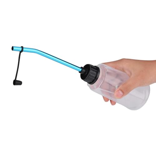 RC-Öl-Einfüllflasche, RC-Nitro-Kraftstoff-Einfüllflasche, 29,5 cm/11,6 Zoll, Kunststoff-Fernbedienungs-Auto-Ölbehälter für Gas-Power-RC-Car von equlup