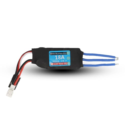 equlup 18A Mini bürstenloser ESC, Elektrik -Geschwindigkeitsregler mit weißem weiblichen Stecker Multipler Schütze RC bürstenloser Elektromotor ESC für 1/24 1/28 RC -Auto equlup 18A Mini bürstenloser ESC, Elektrik -Geschwindigkeitsregler mit weißem weiblichen Stecker Multipler Schütze RC bürstenloser Elektromotor ESC für 1/24 1/28 RC -Auto von equlup