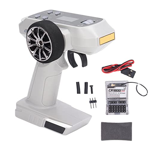equlup 2,4 GHz 8Ch CT01 RC -Funksender mit CR1800 5‑84V -Empfänger für RC -Bootsbehälter -Fernbedienungssender und Empfänger von equlup