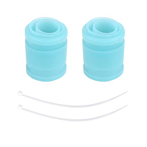 equlup 2 Stück Auspuffrohr-Silikonhülse, Motor-Auspuff-Verbindungsrohrdichtung 27 x 20 mm/1,06 x 0,79 Zoll weiche Verbindungsadapter-Silikondichtung für 1/10 Gasauto von equlup