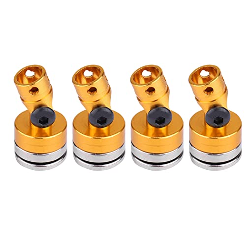 equlup 4PCS Invisible Body Post Mount, MagneticStealth Body Shell Mount 22x11cm/8,7x4,3in RC Car Shell Column Post für SCX10 4WD 1:10 RC Car (Gelb) von equlup