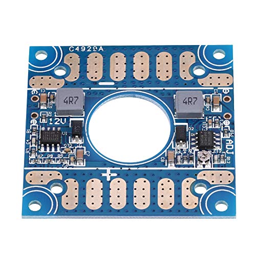equlup 5V 12V ESC-Stromverteilungsplatine, Geschwindigkeitsregler-Stromverteilungsunterstützung 5,1 x 5,1 x 0,2 cm/2,01 x 2,01 x 0,079 Zoll Dual BEC PDB FPV-Drohnenzubehör von equlup