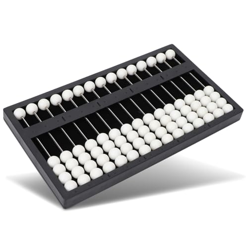 equlup Abacus, 6,3 x 3,5 x 0,4in professionelle mathematische Konzepte Das Blinde Abakus tragbare Zählung Mathematik Abakus Lernwerkzeug für frühe Bildung von equlup