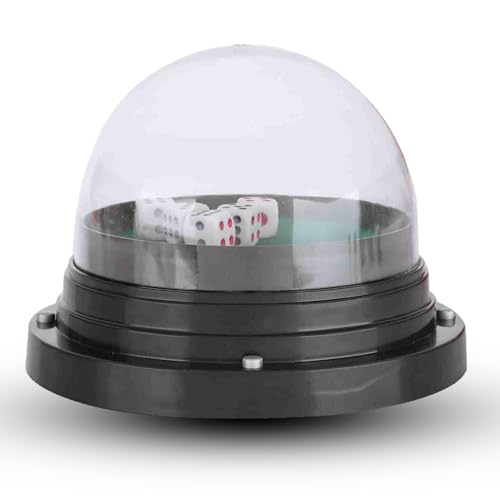 equlup Automatischer Würfelbecher, transparente Kunststoffabdeckung Automatische Würfel -Rollbecher Anti -Trap -Roller -Pokal -Party Tischspiele Shaker Batterie Batterieantrieb für KTV equlup Automatischer Würfelbecher, transparente Kunststoffabdeckung Automatische Würfel -Rollbecher Anti -Trap -Roller -Pokal -Party Tischspiele Shaker Batterie Batterieantrieb für KTV von equlup