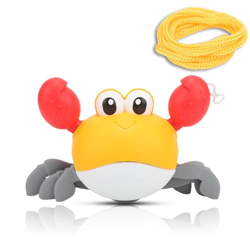 equlup Crawling Crab Toy, Zwei Wege niedliche, lebendige Erscheinungsbild Die kognitive Fähigkeit stimuliert Kreativitätskrabbenspielzeug, die seit mehr als 3 Jahren Spiele herumläuft equlup Crawling Crab Toy, Zwei Wege niedliche, lebendige Erscheinungsbild Die kognitive Fähigkeit stimuliert Kreativitätskrabbenspielzeug, die seit mehr als 3 Jahren Spiele herumläuft von equlup