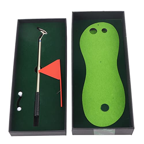 equlup Desktop-Golf-Übungsset, Kugelschreiber-Putter, Übungsplatz, Ball-Putting-Matte, Flagge, tragbare Golfschläger, Kugelschreiber für Desktop-Spiele equlup Desktop-Golf-Übungsset, Kugelschreiber-Putter, Übungsplatz, Ball-Putting-Matte, Flagge, tragbare Golfschläger, Kugelschreiber für Desktop-Spiele von equlup