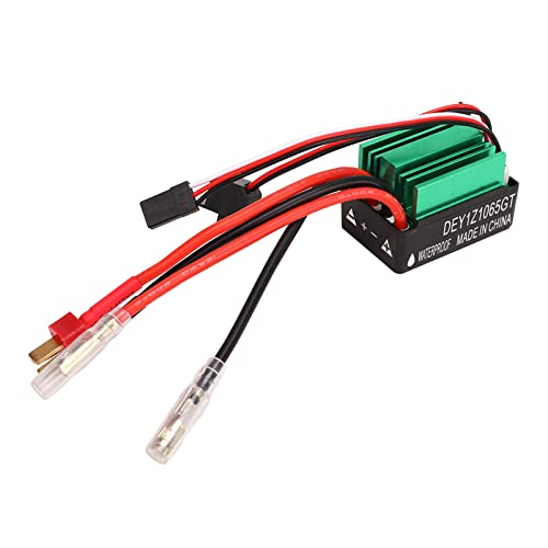 equlup Mini RC Car Water Proof gebürstete Motor ESC 65A 2-3s gebürsteten Motor Esc RC Crawler Ship Modell T Stecker Ersatzteil für Controller-Bootsauto-Tank von equlup