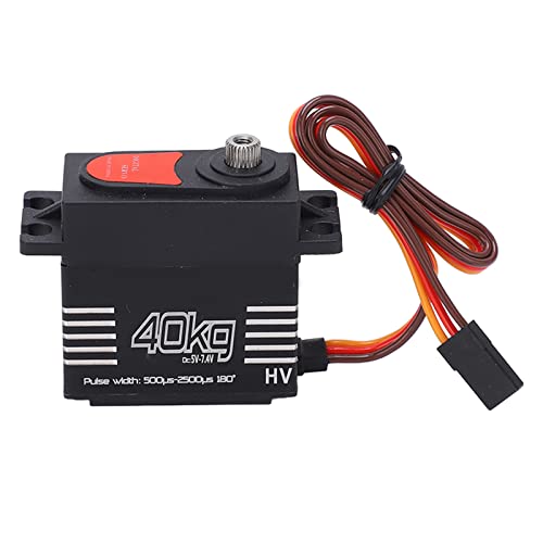 equlup Qy3240mg 40 kg digitales Servo, 40x20x41mm/1.6x0.8x1.6in Hochmoment Metal Gear Digitales Servo mit 25T -Servo -Arm für 1/8 1/10 RC -Auto und RC -Roboter equlup Qy3240mg 40 kg digitales Servo, 40x20x41mm/1.6x0.8x1.6in Hochmoment Metal Gear Digitales Servo mit 25T -Servo -Arm für 1/8 1/10 RC -Auto und RC -Roboter von equlup