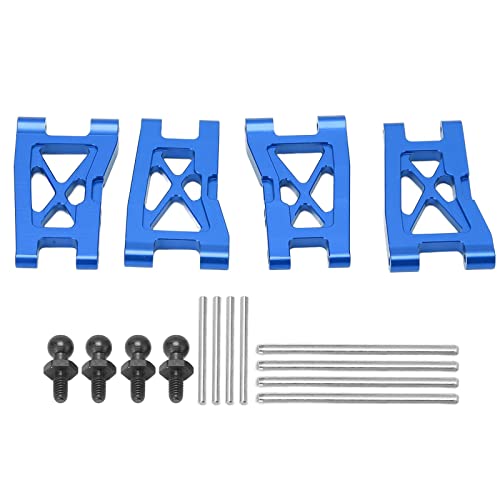equlup RC -Aufhängungarm, Metall vorne und Hinterradhalsarm Set Leichtes RC -Auto -Upgrade -Teile für Latrax Teton 1/18 Fernbedienungsauto (Blau) von equlup