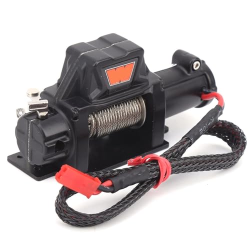 equlup RC -Auto Automatische Winde 33mm Basis Dual Motor Power Winch für TR4D90 D110/Axial/SCX10 RC Crawler Car Accessoires von equlup
