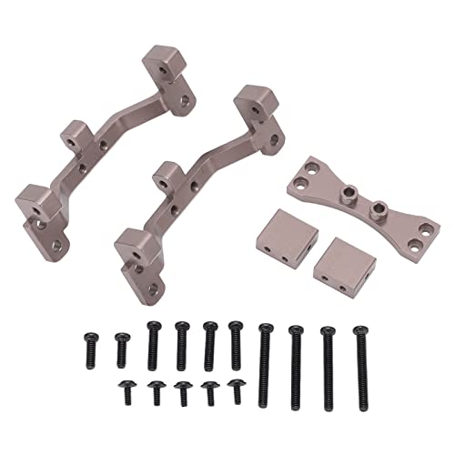 equlup RC Auto Modifikation Spurstange CNC Zugstange Servo Halterung für MN 99S D91 D90 1/12 RC Auto Metall Spurstange Zugstange Basis (Ti Color) von equlup