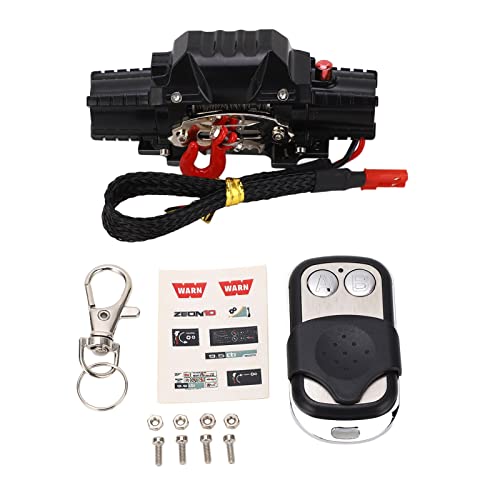 equlup RC -Auto Winde, Metall Automatisch doppelt Motor simuliertes Winde Controller Empfänger Universal Model Fahrzeug Crawler Car Accessoire (EIN Typ) von equlup