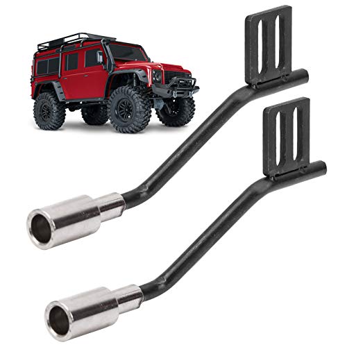 equlup RC -Autoableitungsrohr, 1Pair -Simulation Dekoration Entlüftung Metallmodifizierte Teile Upgrades Zubehör für SCX10 1/10 RC equlup RC -Autoableitungsrohr, 1Pair -Simulation Dekoration Entlüftung Metallmodifizierte Teile Upgrades Zubehör für SCX10 1/10 RC von equlup
