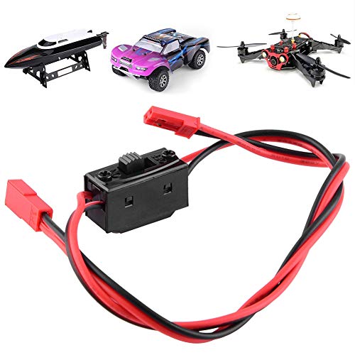 equlup RC -Autokontrollschalter, universeller Esc -Off -Schalter t Stecker männliche weibliche Batteriemotor -Strombedienungskabel für RC -Autoboot Flugzeug Flugzeug von equlup