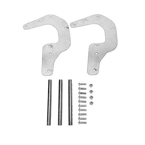 equlup RC Frontstoßstange, RC Car Front Antikollisionsschutzstange Edelstahl Antikollisionspanzerung für LOSI LMT für 4WD Vollachsenauto von equlup