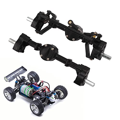 equlup RC -Hinterachse, Stahl RC Portal Achse Fernbedienung Crawler Car Antriebswelle Upgrade -Teile für WPL C14 C24 C34 C44 B14 B24 1/16 Fahrzeug von equlup