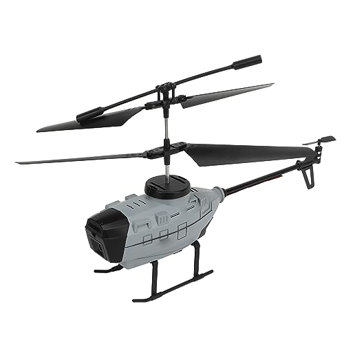 equlup RC-Hubschrauber, 4k Dual Camera HD Luftfotografie Spielzeug Fernbedienung Hubschrauber RC Flug für Jungen ErwachseneGeschenk, 80-100m Flughöhe (3 Batterien) von equlup
