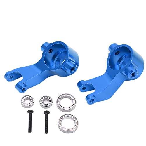 equlup RC -Lenkbecher RC Aluminiumlegierung Lenkblock mit Lagern und Schrauben füraRRMA1/10 RC -Auto -Lenkblockknöchel (Blau) von equlup