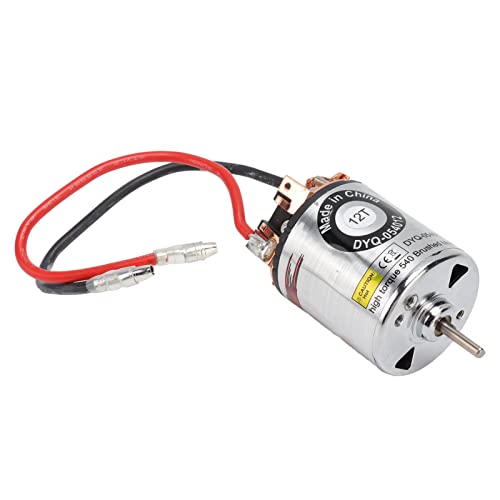 equlup RC -Motor 540 bürstetes wasserdichtem Motor RC -Autokandalwelle 3.175 mm für 1:10 Fernbedienung Crawler Axial SCX10 I/II/III Short LKW -Boot Accessories Accessories (12t) von equlup