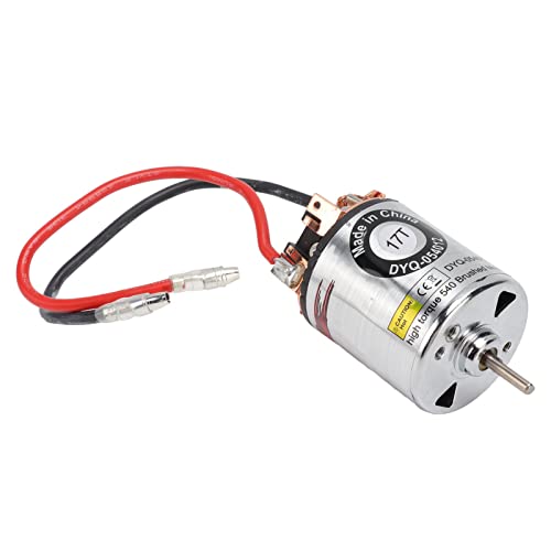 equlup RC -Motor 540 bürstetes wasserdichtem Motor RC -Autokandalwelle 3.175 mm für 1:10 Fernbedienung Crawler Axial SCX10 I/II/III Short LKW -Boot Accessories Accessories (17t) von equlup
