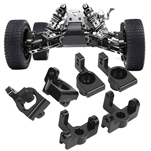 equlup RC -Radsitz, Modellauto -Metallmetall -Lenkschalter -Radsitz hintere Hub -Hubs C Formbaugruppe Forwltoys 1/14 144001 RC -Auto -Upgrade -Teile (Schwarz) von equlup