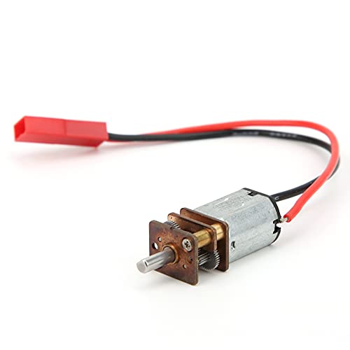 equlup RC -Reduktionsradmotor, 36 mm/1,41 Zoll 52 U/min Mikro -Metall -Zahnradmotor Slow Speed ​​Getriebe -DIY -Zubehör für 1/10 Winch Fernbedienungfahrzeugfahrzeugfahrzeug von equlup