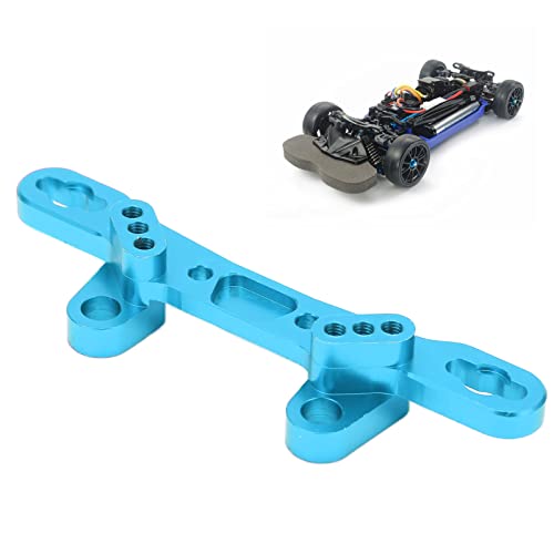 equlup RC Schockturm, 82x23mm/3.2x0,9 Zoll Aluminiumlegierung RC Rear Front Shock Damper Tower Bracket Mount Upgrade Teil für TamiyaTT02 RC 1/10 Flat Sports Car (Blau) von equlup