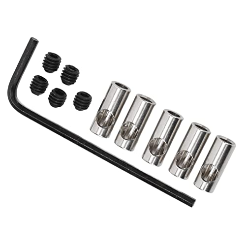 equlup RC-Wellenadaptermotor 3,175 mm auf 5 mm Ritzel-Reduzierhülse Achswechselhülse zum Umrüsten von RC-Motoren 550 540 Ritzel von equlup