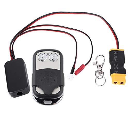 equlup RC Winch Controller, Universal Wireless Winch Controller Fernbedienungsempfänger Simuliertes Zubehör für D90 SCX10 90046 1/10 RC Crawler Car von equlup