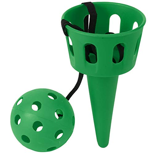 equlup Scoop Toss Set, 1 Set Buntes Koordinationstrainingsset für Kinder, Sport-Wurf- und Fangballspiel-Set für Outdoor- und Indoor-Spielaktivitäten (Green) von equlup