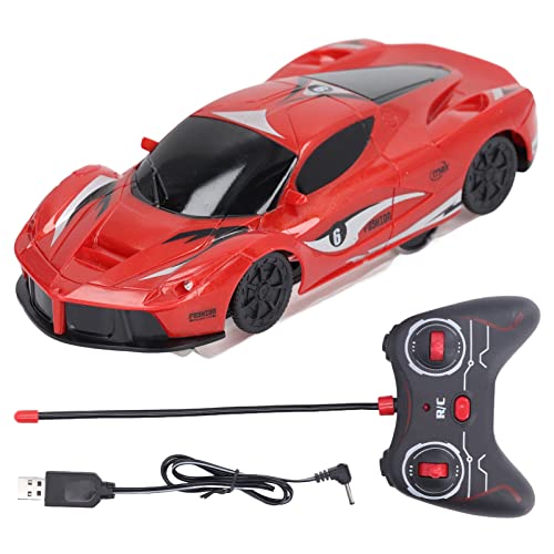 equlup Wiederaufladbares RC -Auto, Hochgeschwindigkeit Elektrofahrzeug Fernbedienungswand Kletterwagen RC Drift Off Road Truck für Kinder Jungen MädchenGeschenk (Rot) von equlup