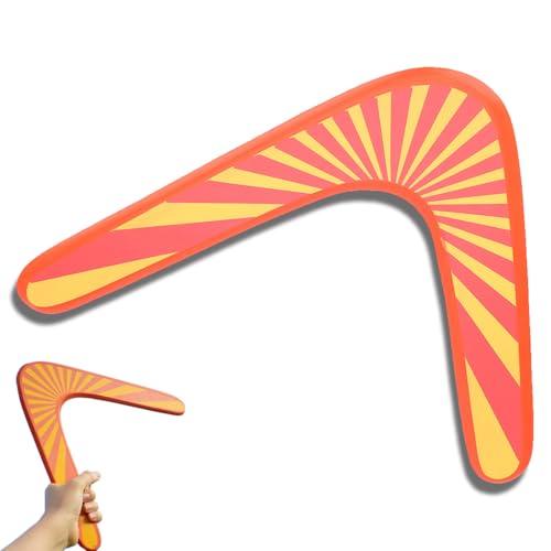equlup Wooden Returning Boomerang, V -Form handgefertigtes Boomerang Manöver Dart 33x30cm/13x11.8in Outdoor Games Sport Toy für Kinder Erwachsene equlup Wooden Returning Boomerang, V -Form handgefertigtes Boomerang Manöver Dart 33x30cm/13x11.8in Outdoor Games Sport Toy für Kinder Erwachsene von equlup