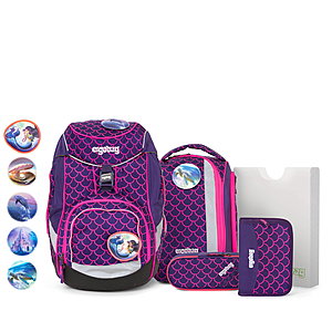 Ergobag Pack PerlentauchBär Schulrucksack Set 6 tlg. von Ergobag