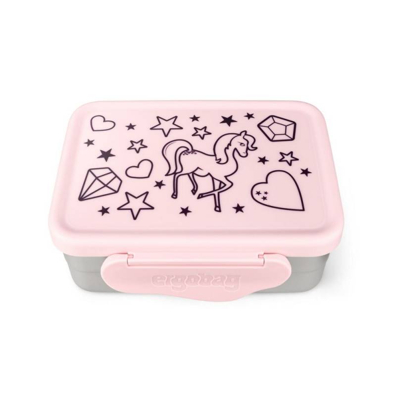 ergobag Brotdose Edelstahl Rosa von ergobag