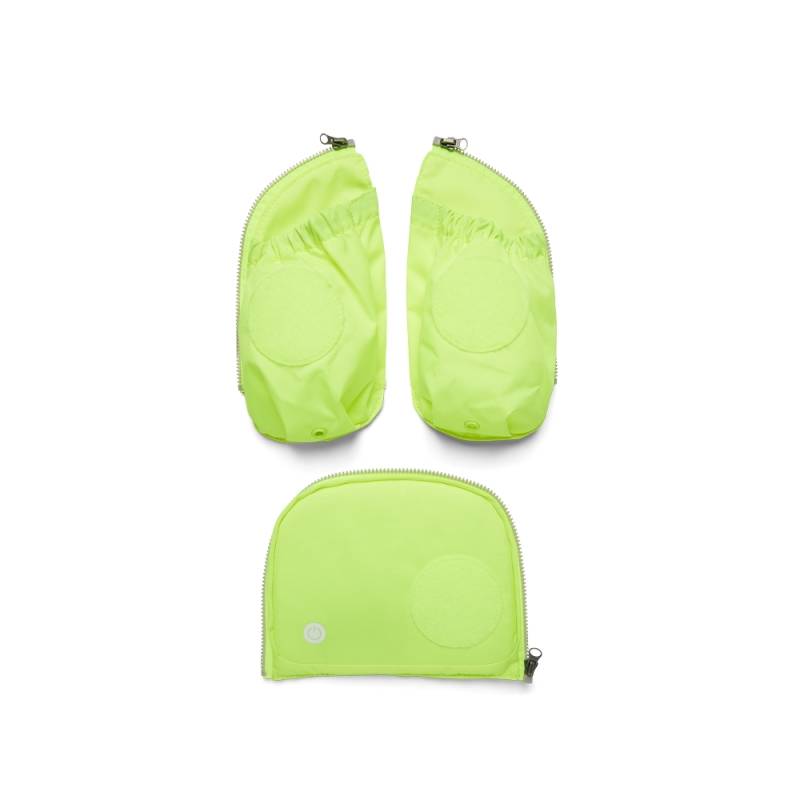 ergobag Sicherheitsset Fluo LED mit Zip-Seitentaschen Gelb (Modelle ab 11.2019) von ergobag