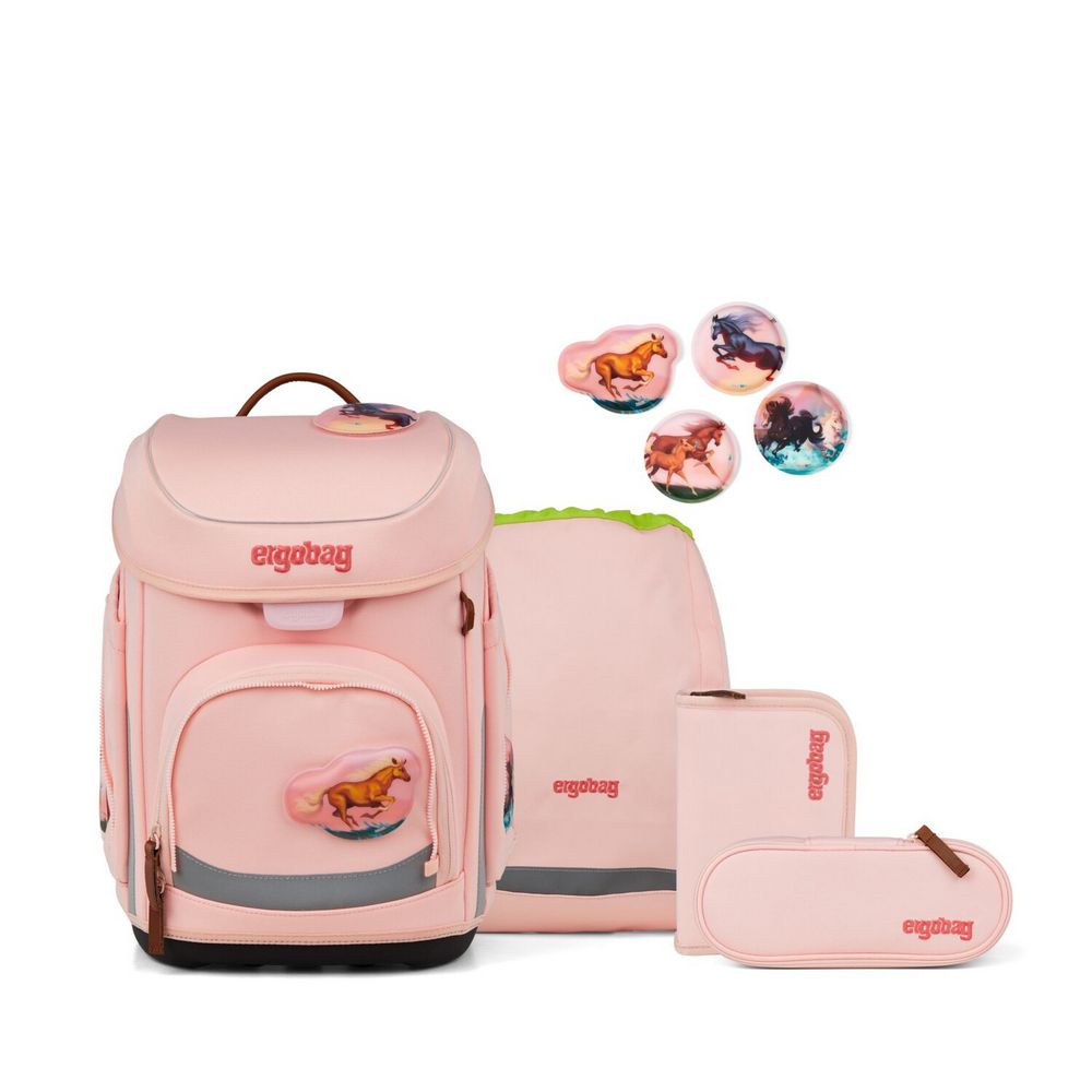 ergobag cubo Schulranzen Set Unzähmbär 5tlg. Nordic Horizon Edition von ergobag